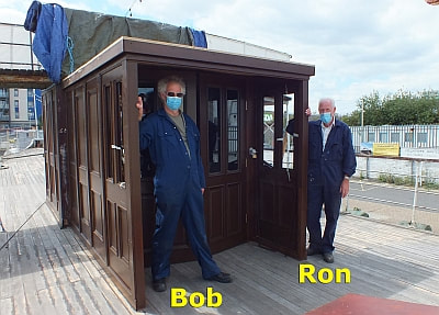 Medway Queen, bob and ron working